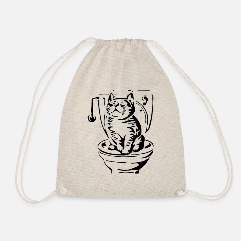 Litter box - Drawstring Bag - nature