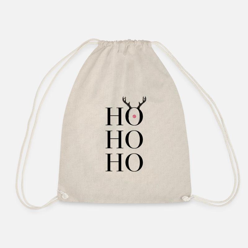 Ho Ho Ho - Turnbeutel - Natur