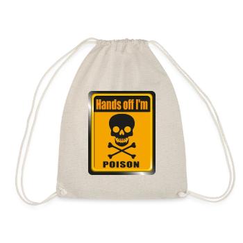 Hands off i'm Poison - Turnbeutel - Natur - Vorne