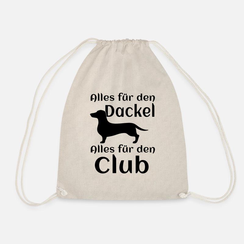 Für den Dackel - Turnbeutel - Natur