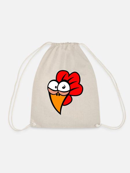 Huhn - Turnbeutel - Natur