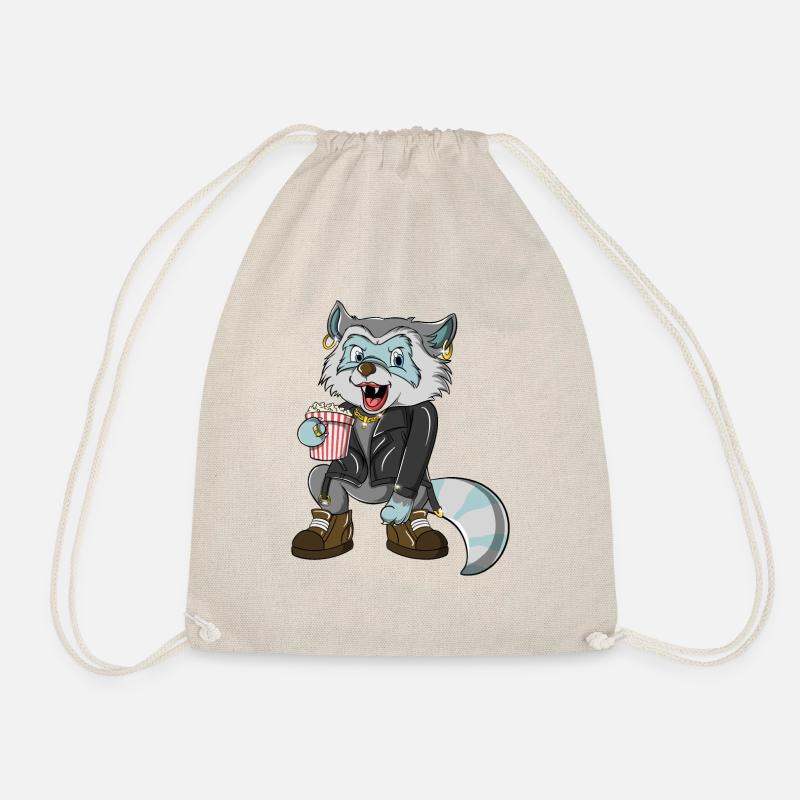 Monica, Racoon - Turnbeutel - Natur