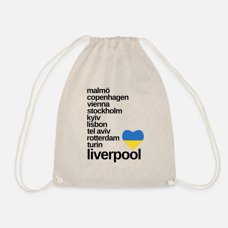 Eurovision Host Cities - Drawstring Bag - nature