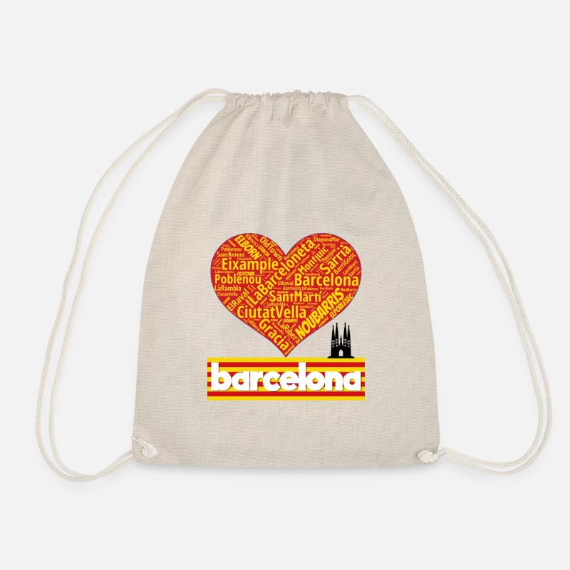 Barcelona - Drawstring Bag - nature
