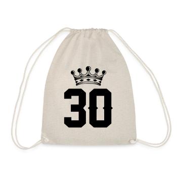 30 crown - Drawstring Bag - nature - Front