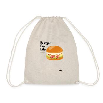 Burger for life - Turnbeutel - Natur - Vorne