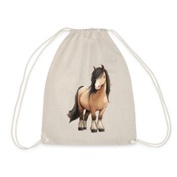 pony - Drawstring Bag - nature - Front