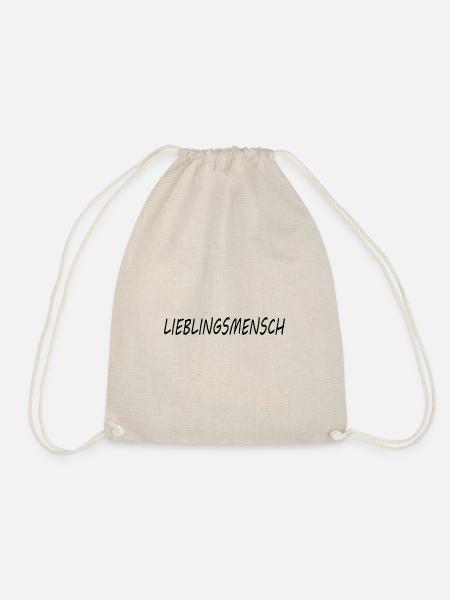 Lieblingsmensch - Turnbeutel - Natur