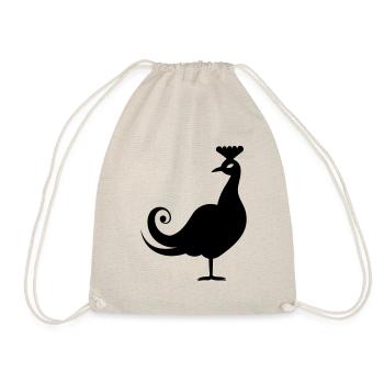 Petit paon - Sac de sport léger - nature - Devant