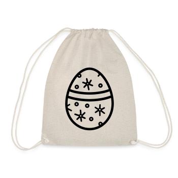 Easter Egg - Drawstring Bag - nature - Front