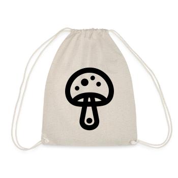 Mushroom - Drawstring Bag - nature - Front