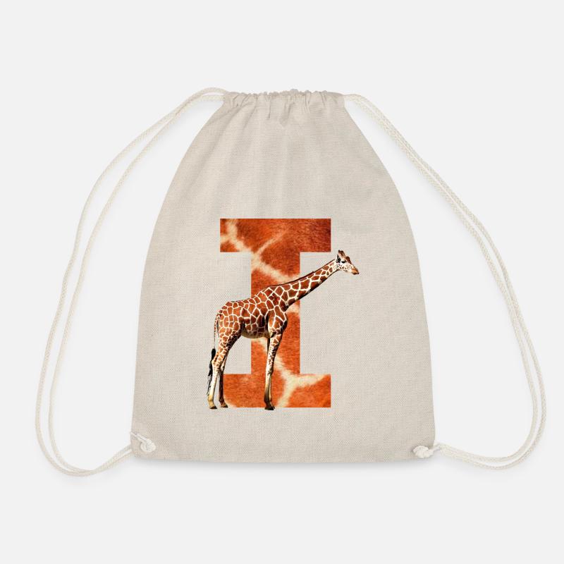 giraffe i - Turnbeutel - Natur