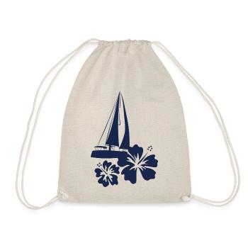 Sailing Pacific Ocean - Drawstring Bag - nature - Front