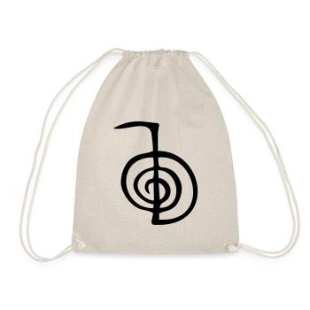 Reiki Healing Symbol - Cho Ku Rei - Turnbeutel - Natur - Vorne