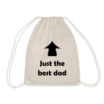 Simply the best father - Drawstring Bag - nature - Front