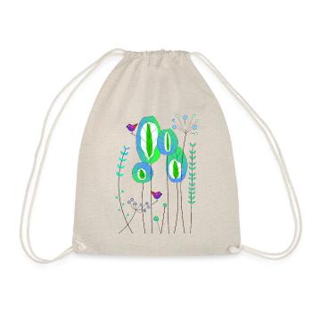 Forest abstract - Drawstring Bag - nature - Front