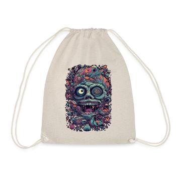 Trippy Explosion - Psychedelic Motif - Drawstring Bag - nature - Front