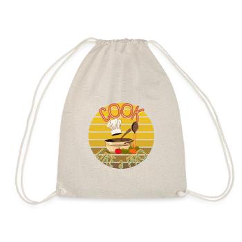 cook like a pro - Drawstring Bag - nature - Front