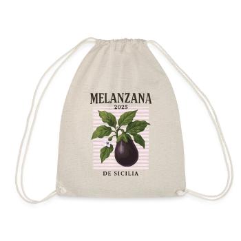 Silzilien melanzana Aubergine Shirt - Turnbeutel - Natur - Vorne