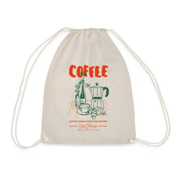 Coffee Club - Drawstring Bag - nature - Front