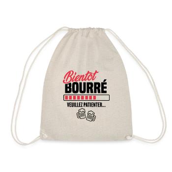 Bientôt bourré veuillez patienter - Sac de sport léger - nature - Devant