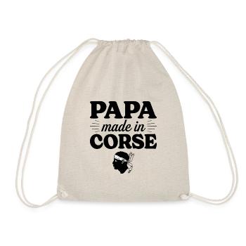 Papa Made In Corse - Homme Papa Corse - Sac de sport léger - nature - Devant