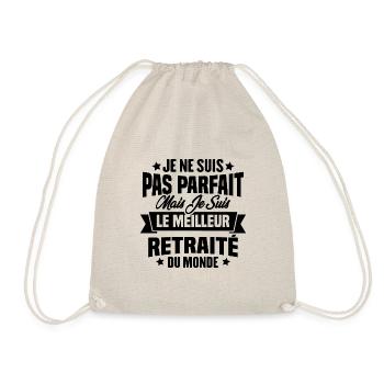 Pas parfait mais le meilleur retraité du monde - Sac de sport léger - nature - Devant