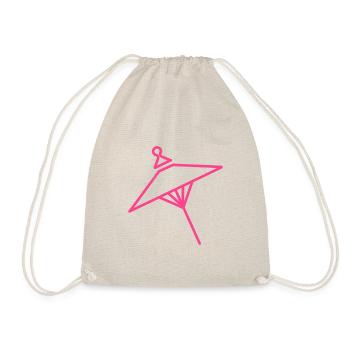 Ombrelle Japonaise rose - Sac de sport léger - nature - Devant