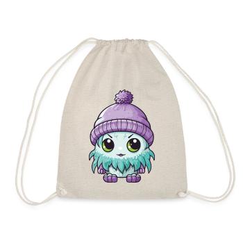 Winter Eskimo Baby Winterlich - Turnbeutel - Natur - Vorne