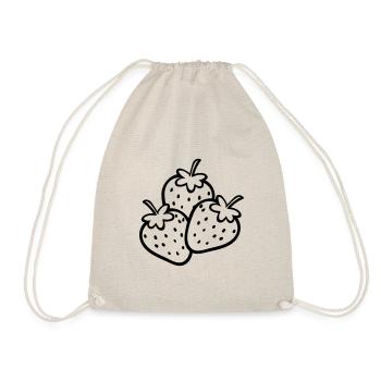 Fraise douce - Sweet Strawberry - Sac de sport léger - nature - Devant