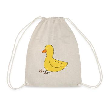 Duck sits - Drawstring Bag - nature - Front
