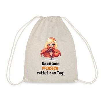 Le capitaine Peach sauve la situation - Sac de sport léger - nature - Devant