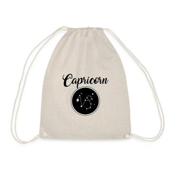Capricorn Steinbock - Turnbeutel - Natur - Vorne