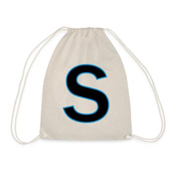 letter s vector - Drawstring Bag - nature - Front