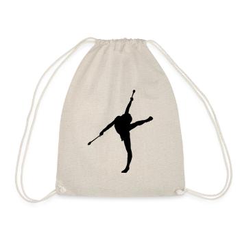 Rhythmic Gymnastics 1 - Drawstring Bag - nature - Front