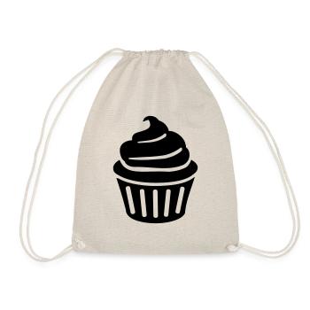 Cupcake - Drawstring Bag - nature - Front