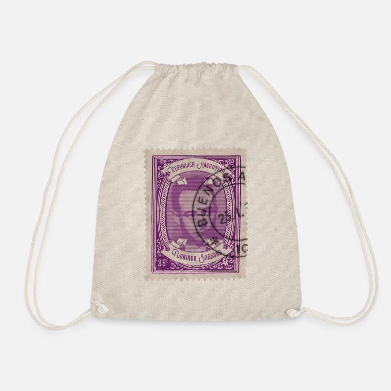 Estampa: Florindo Sassone - Drawstring Bag - nature