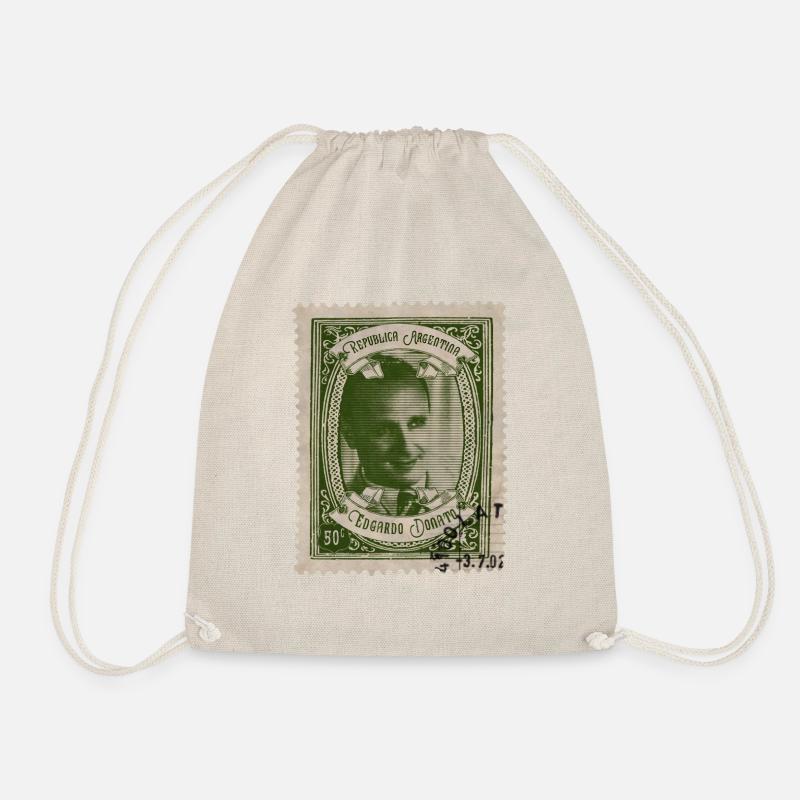 Estampa: Edgardo Donato - Drawstring Bag - nature
