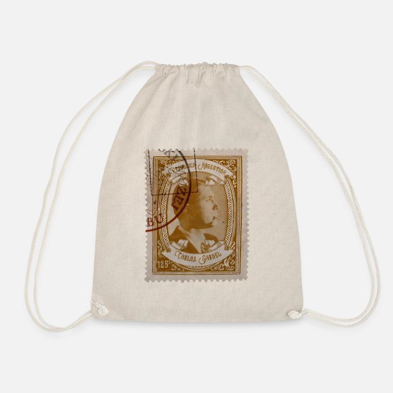 Estampas: Carlos Gardel 1 - Turnbeutel - Natur