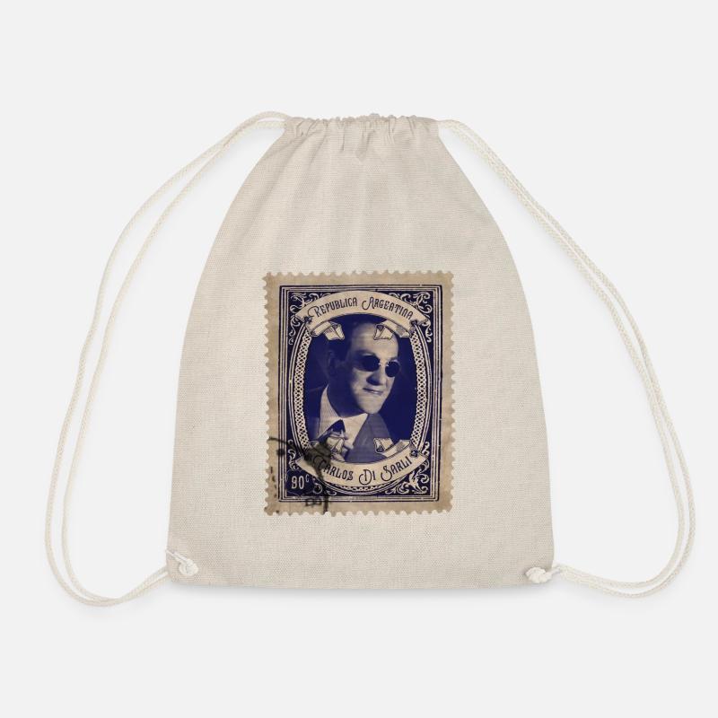 Estampa: Carlos Di Sarli - Drawstring Bag - nature