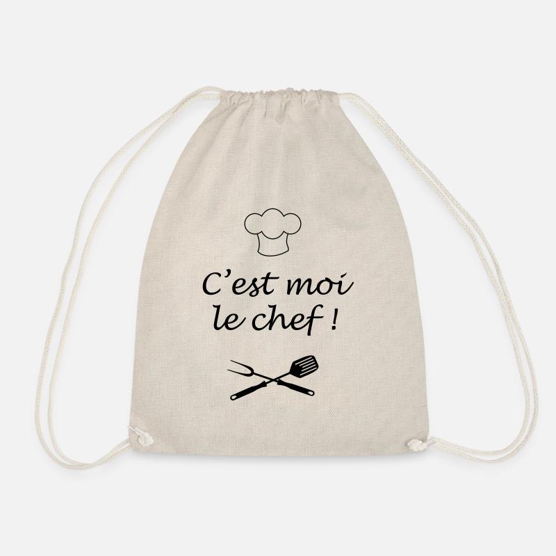 chef barbecue cuisinier - Sac de sport léger - nature