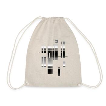 Architecture Skyline Pattern - Drawstring Bag - nature - Front