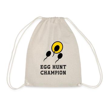 EGG HUNT CHAMPION - Drawstring Bag - nature - Front