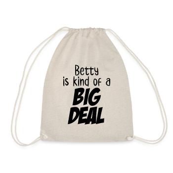 Betty est un peu une grosse affaire - Sac de sport léger - nature - Devant