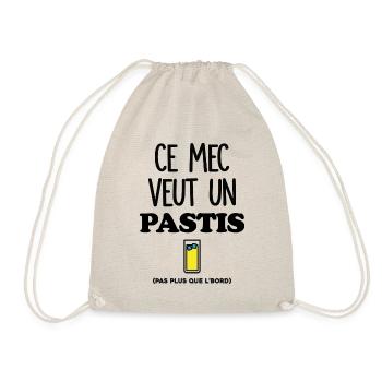 Ce mec veut un Pastis - Sac de sport léger - nature - Devant