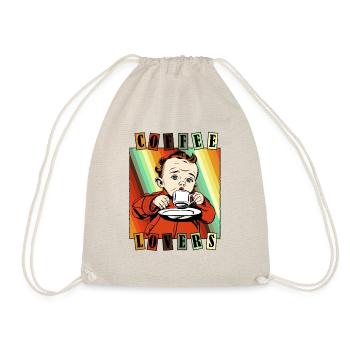 Retro Baby - Drawstring Bag - nature - Front