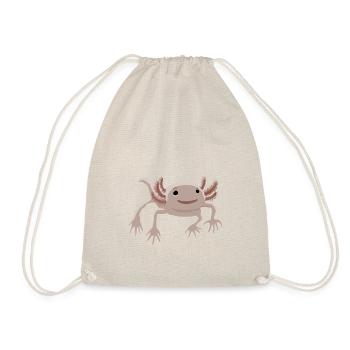 Axolotl 1 - Turnbeutel - Natur - Vorne