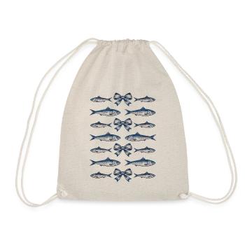 Noeud Sardines Plage Femme - Sac de sport léger - nature - Devant