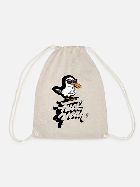 F *** YEAH - Drawstring Bag - nature