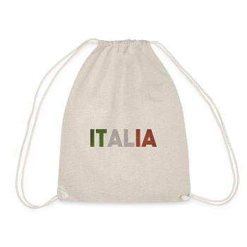 Italia Italy flag pattern - Drawstring Bag - nature - Front